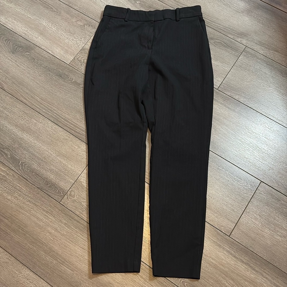 H&M Pinstripe Straight Leg Trousers
